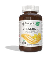 Vitamin E Softgel Capsule | For Skin Glow, Hair Growth & Antioxidant Support | Supplement for Men & Women