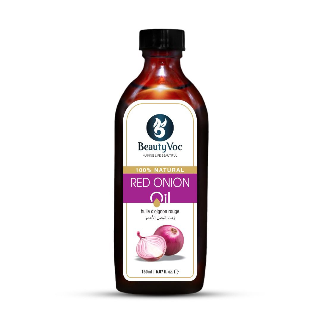 Pure Red Onion Oil 150 ml -  For Hair Growth, Hair Fall Control & Stronger Roots | Natural Scalp Nourishment