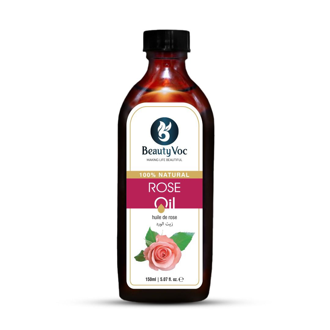 Rose Oil 150 ml - Undiluted | For Skin, Hair & Aromatherapy