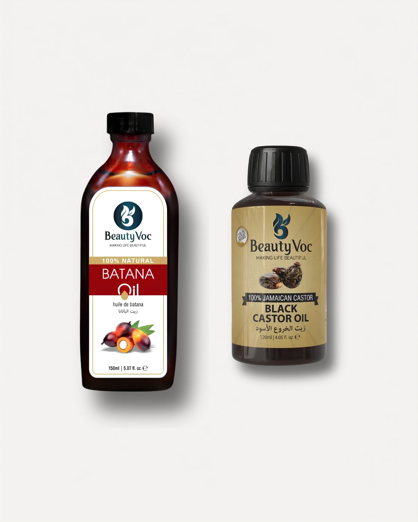 Batana + Black Castor Hair Repair Duo