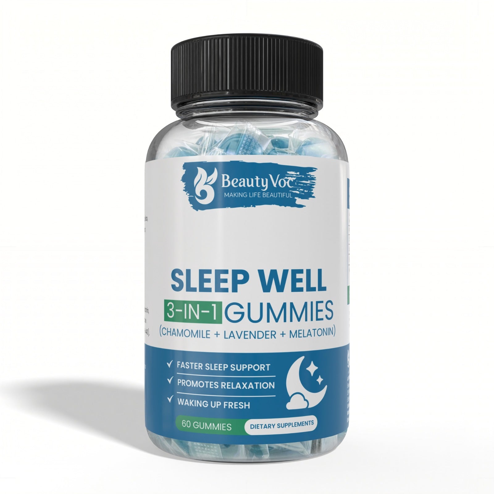 Sleep Well Gummies – Supports Deep & Restful Sleep | Calm Mind for Deep Sleep
